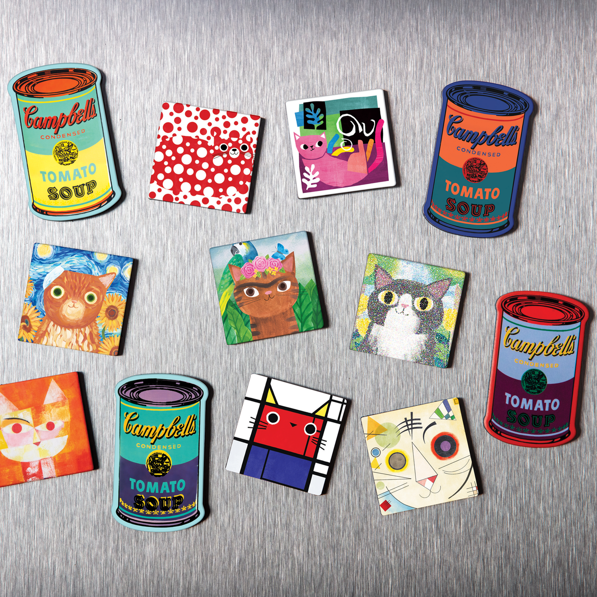 Andy Warhol Soup Can Magnet Set