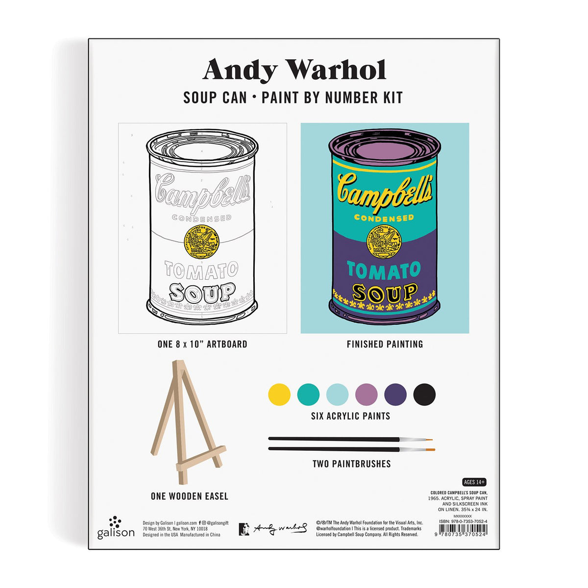 Andy Warhol Soup Can Paint By Number